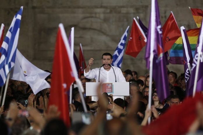 ΤΣΙΠΡΑΣ ΑΛ ΚΕΝΤΡΙΚΗ ΠΡΟΕΚΛΟΓΙΚΗ ΟΜΙΛΙΑ ΣΥΡΙΖΑ ΣΥΝΤΑΓΜΑ